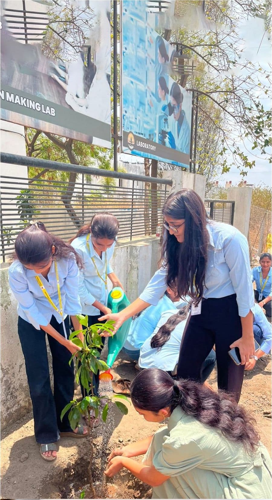Tree plantation drive on campus