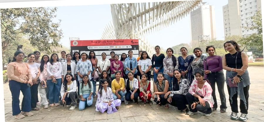 Educational visit to the Kala Ghoda Arts Festival, Mumbai